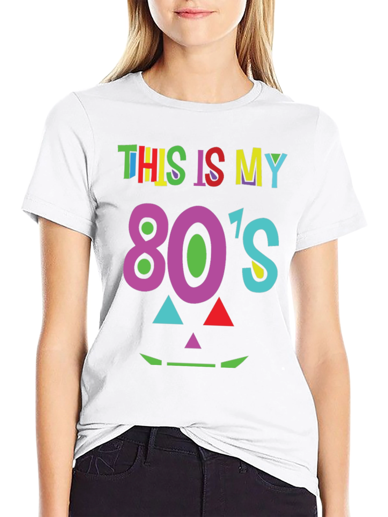 Retro 80s Graphic Tee - Costume Party Shirt