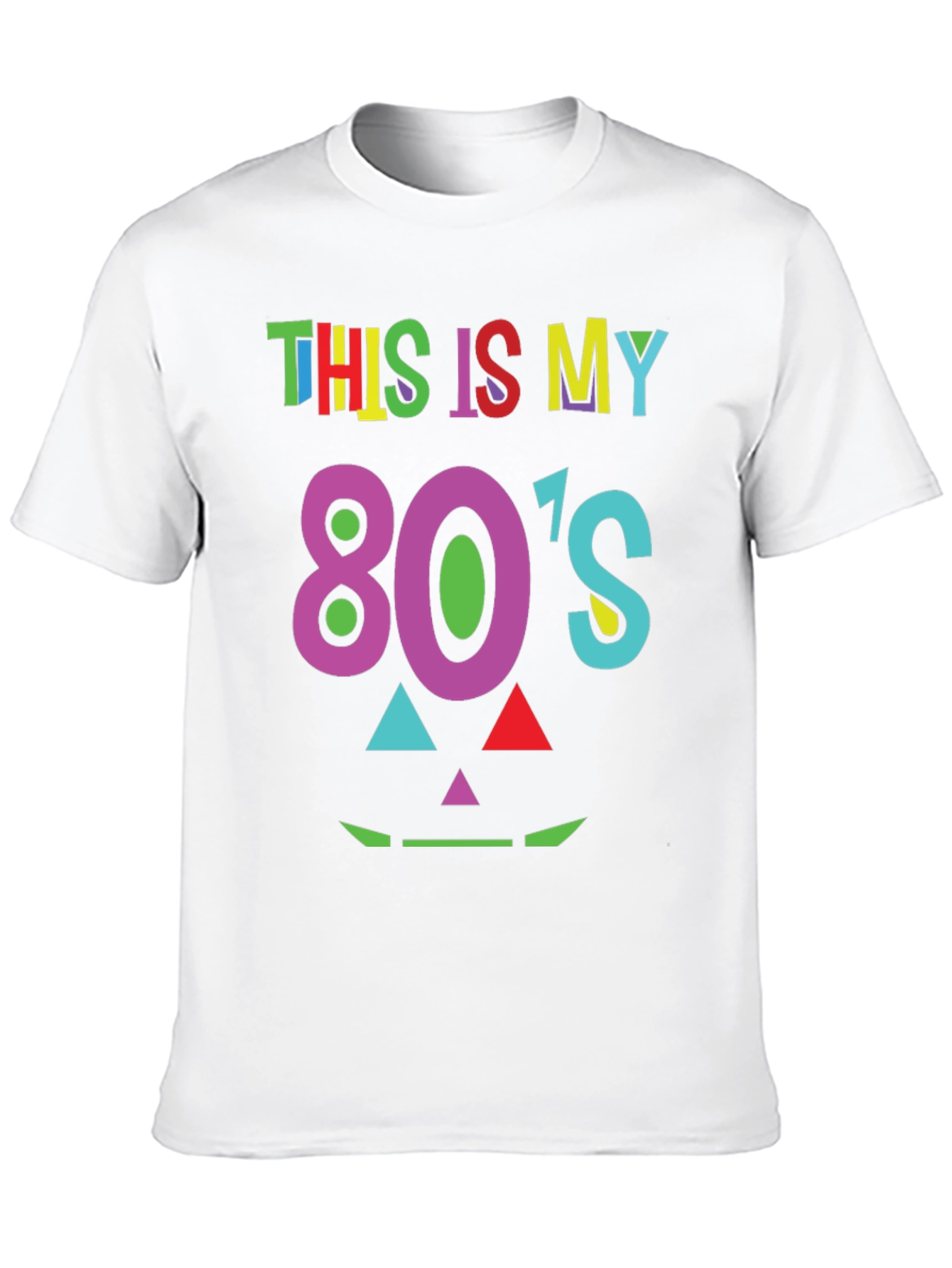 Retro 80s Graphic Tee - Costume Party Shirt