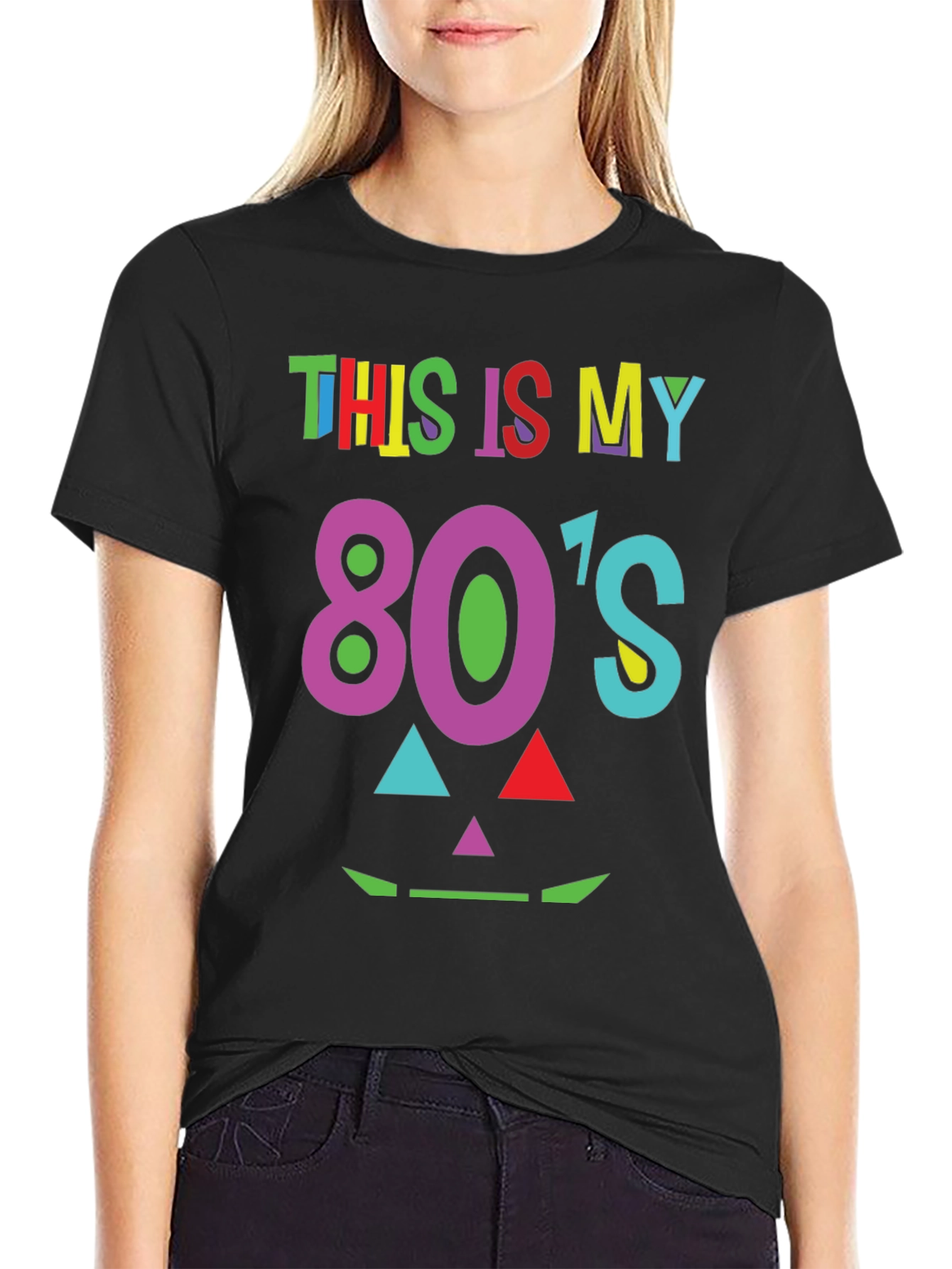 Retro 80s Graphic Tee - Costume Party Shirt