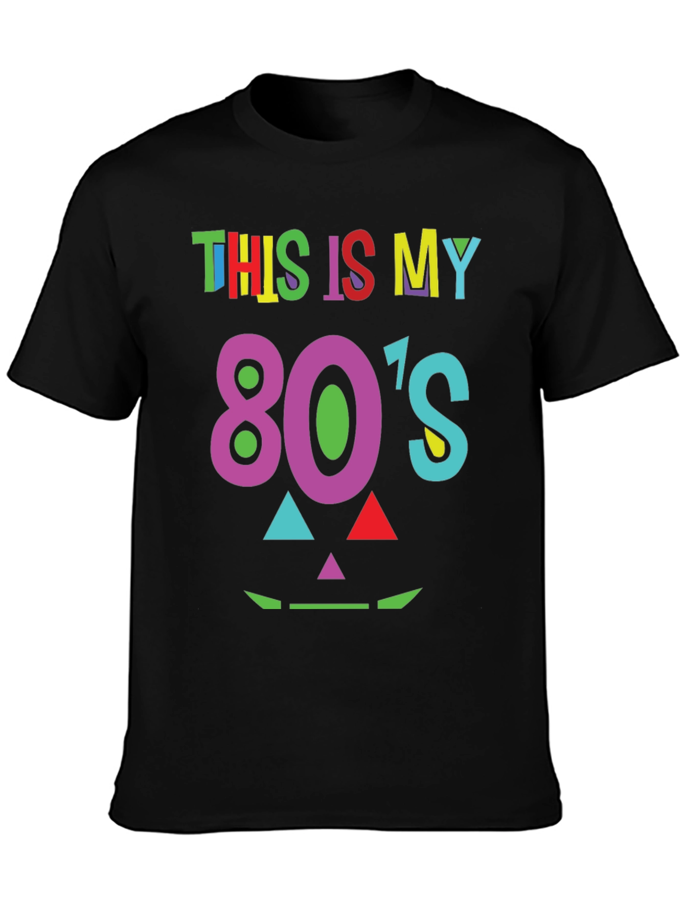 Retro 80s Graphic Tee - Costume Party Shirt