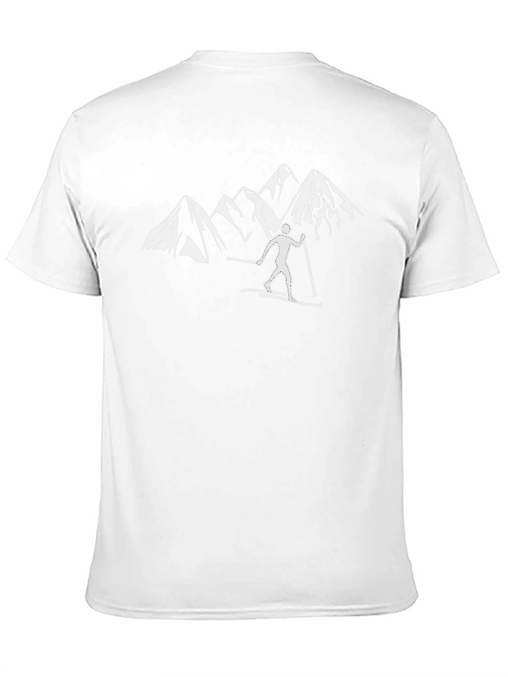 Mountain Ski T-Shirt - Black Graphic Tee