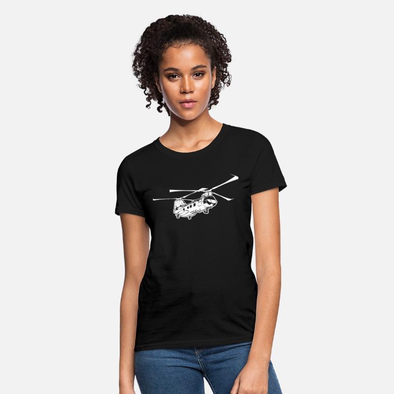 CH 46e Helicopter Tshirt