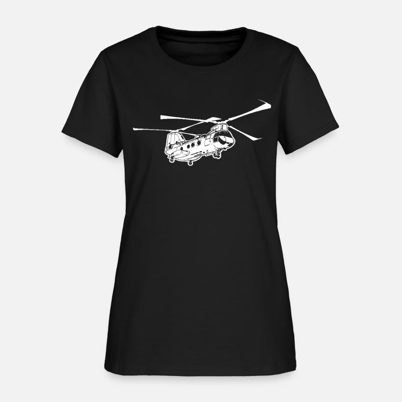 CH 46e Helicopter Tshirt