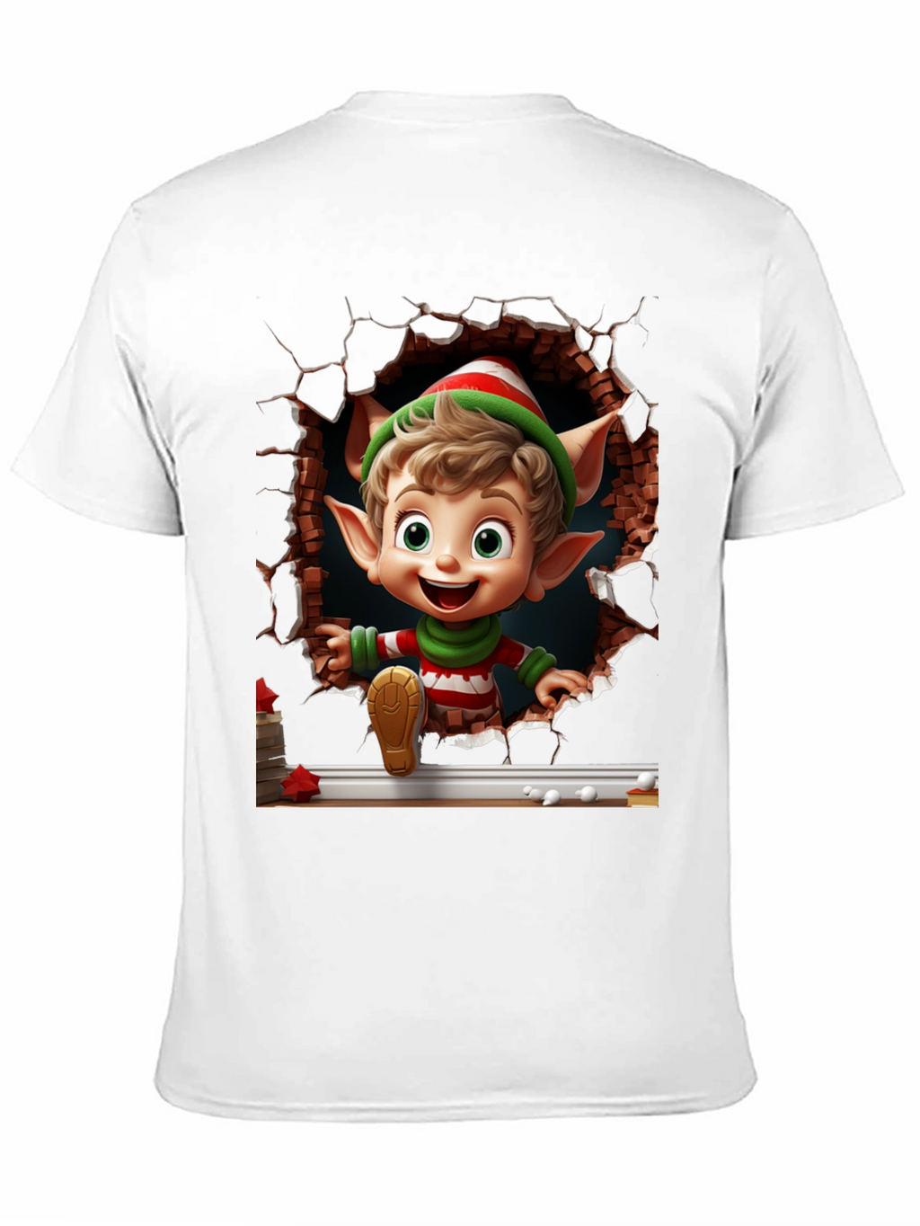 Christmas Elf T-Shirt - Holiday Festive Style