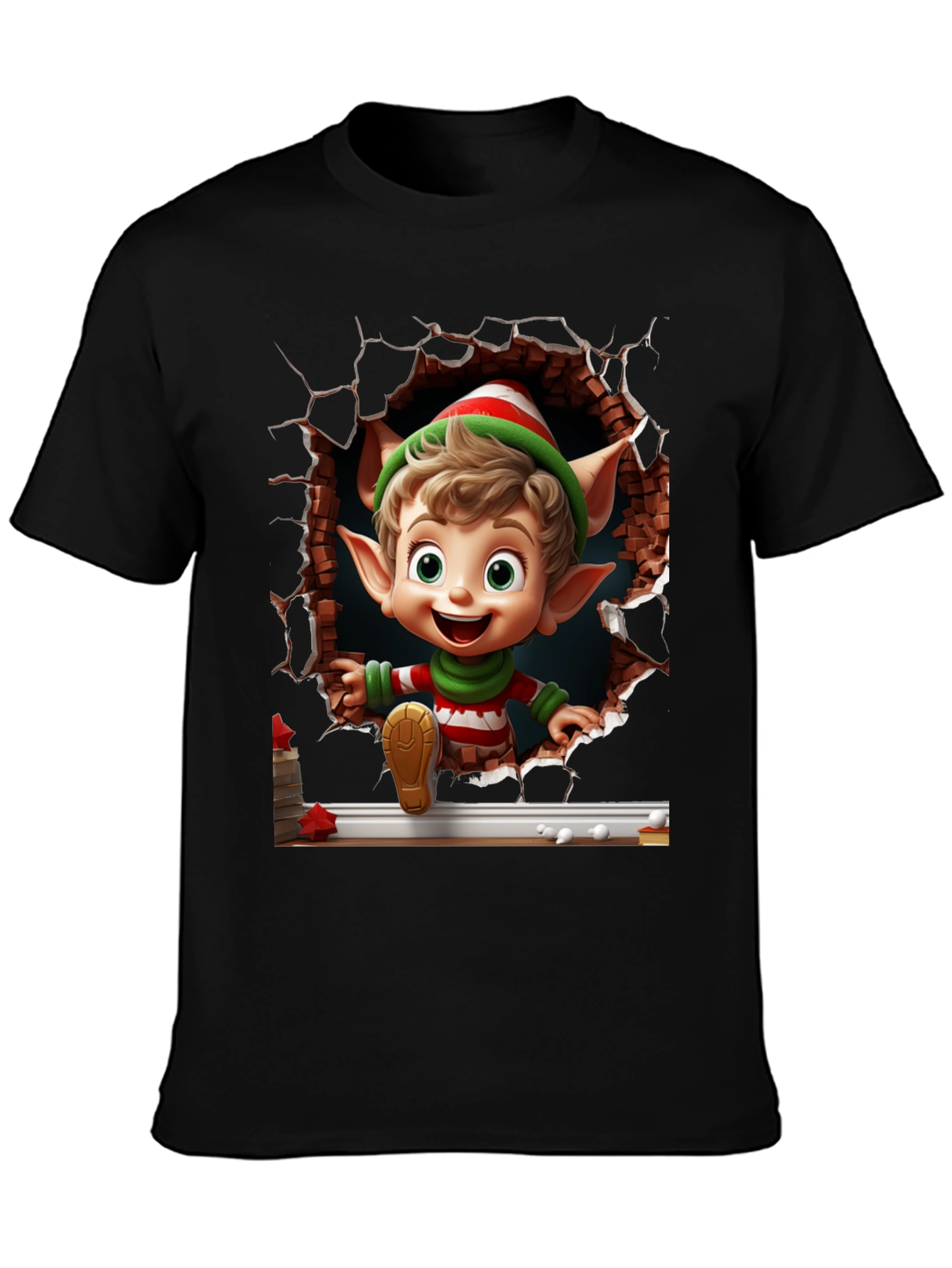 Christmas Elf T-Shirt - Holiday Festive Style