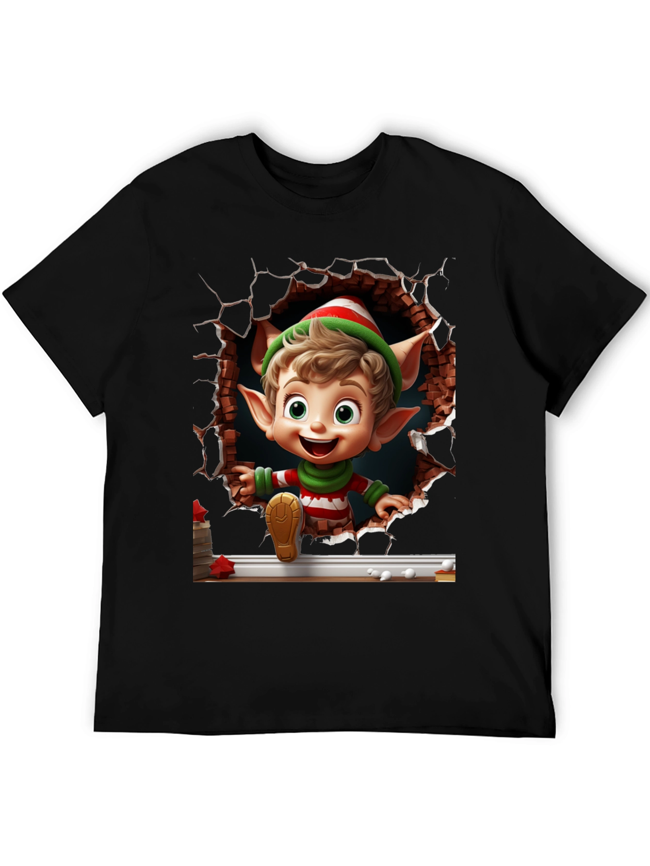 Christmas Elf T-Shirt - Holiday Festive Style
