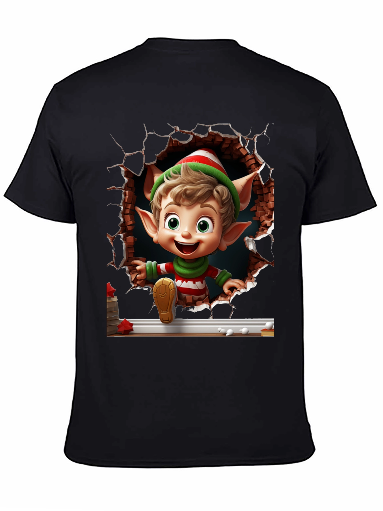 Christmas Elf T-Shirt - Holiday Festive Style