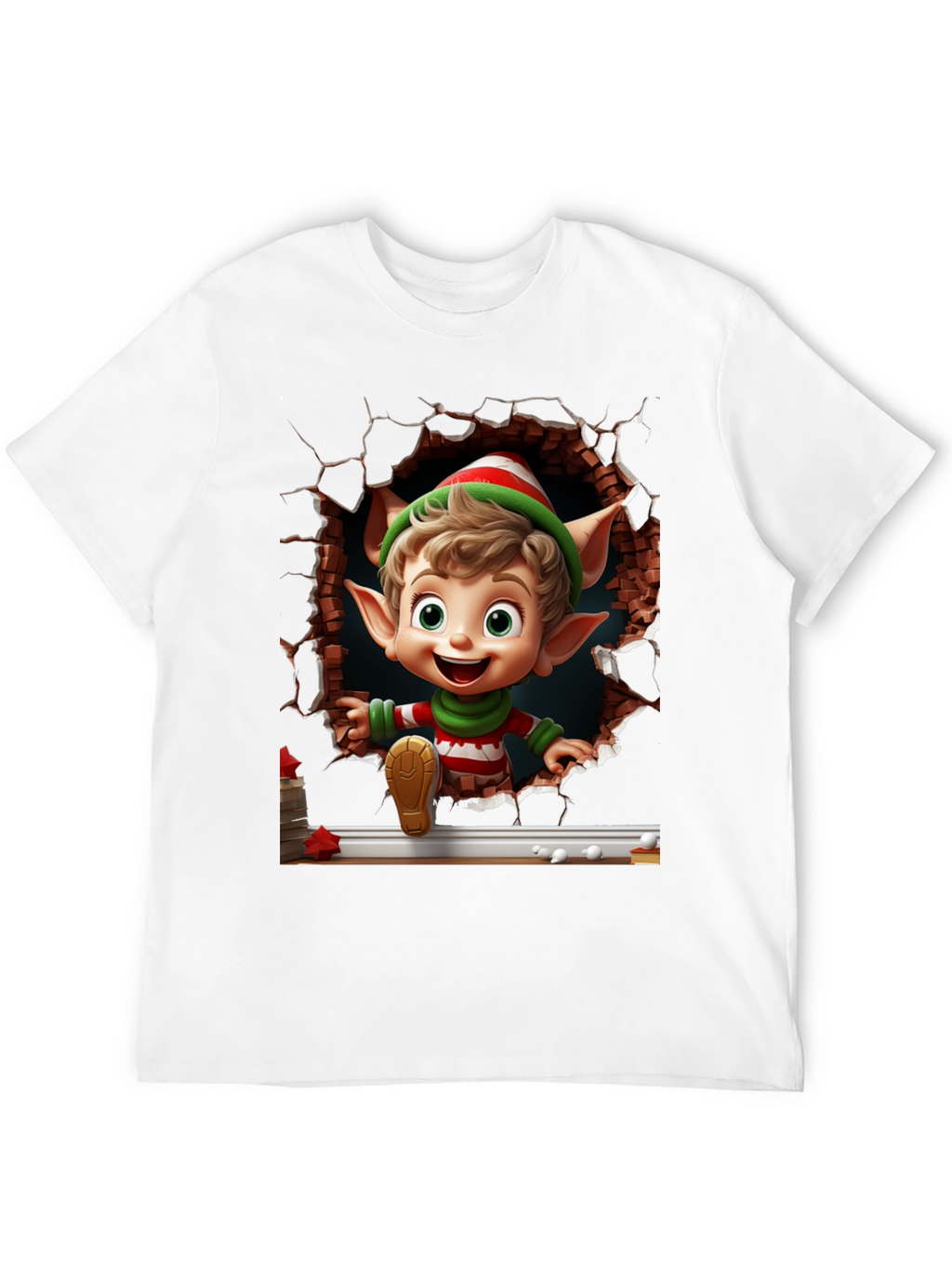 Christmas Elf T-Shirt - Holiday Festive Style