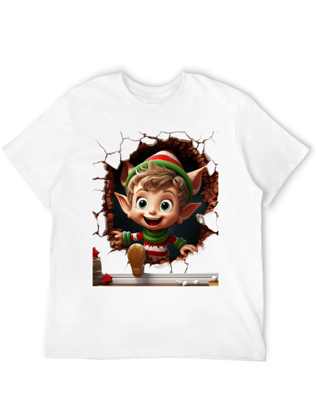 Christmas Elf T-Shirt - Holiday Festive Style