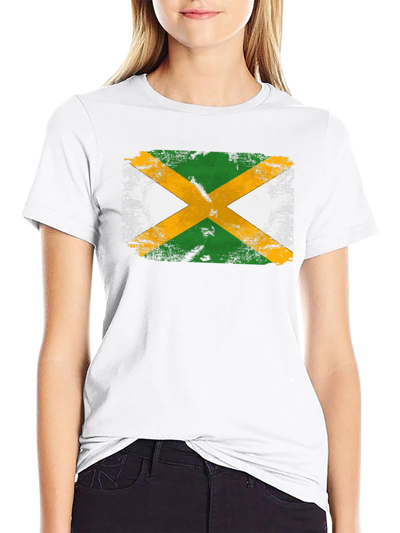 Jamaican Flag Graphic T-Shirt