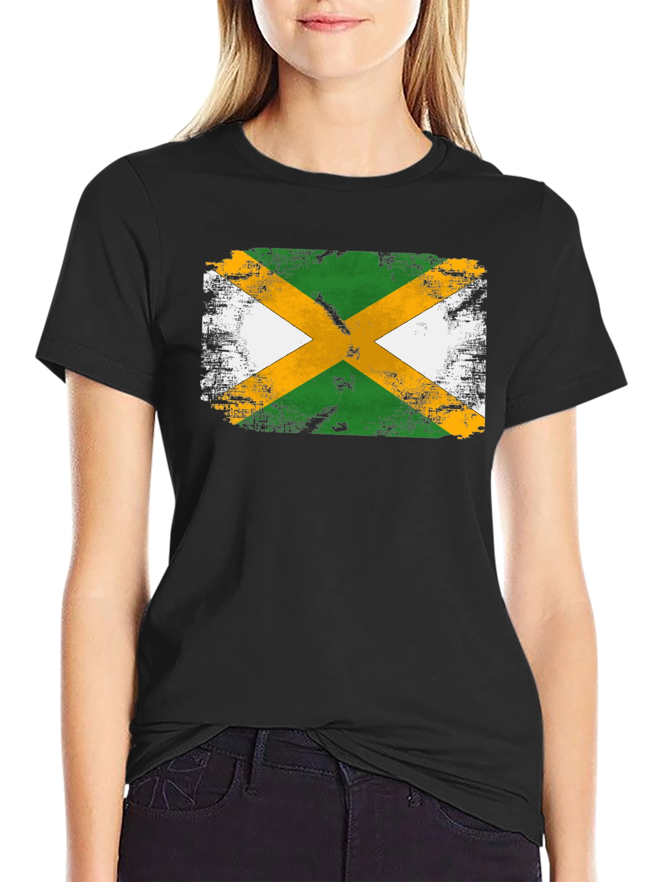 Jamaican Flag Graphic T-Shirt