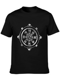 Dharma Wheel Graphic Black T-Shirt