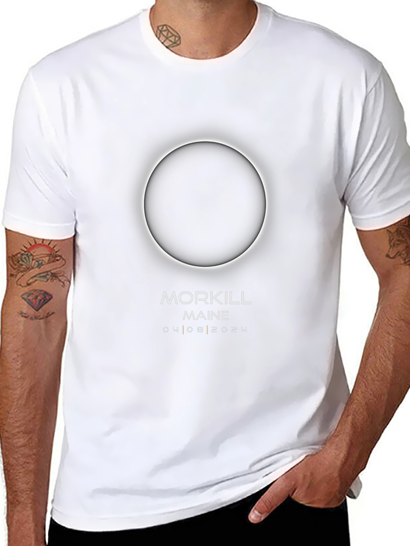 Total Solar Eclipse Morkill Maine 2024 T-Shirt