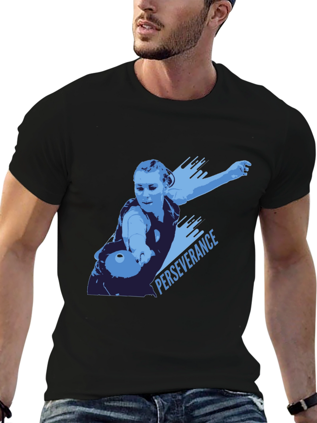 Perseverance T-Shirt - Table Tennis Design