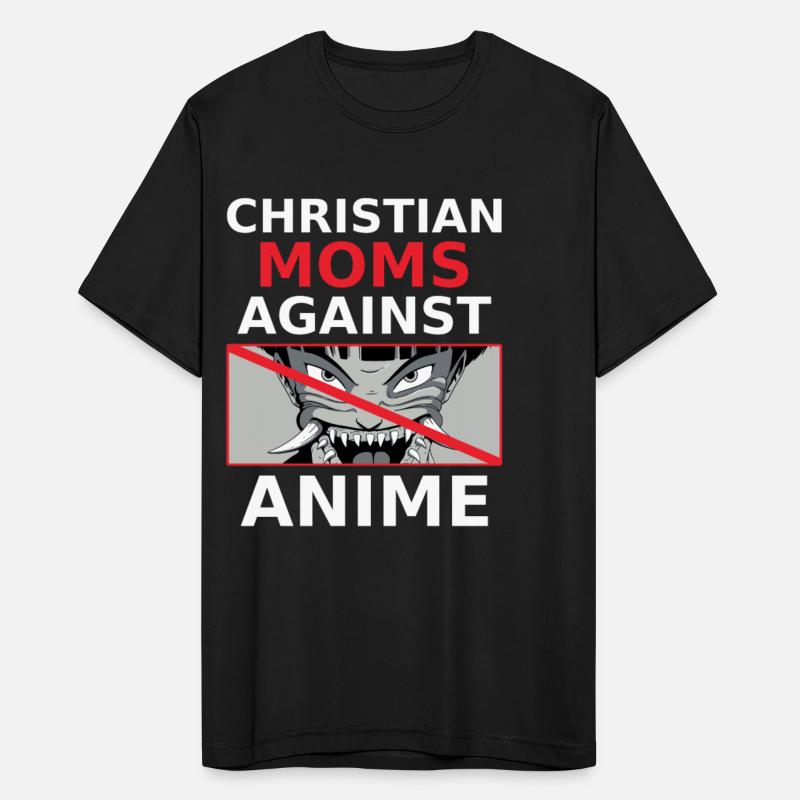 Christian Moms Against Anime Humor Tee