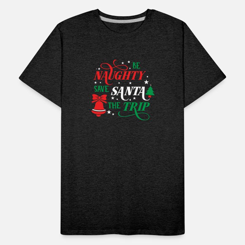 Christmas Clip Art Be Naughty Save Santa the Trip