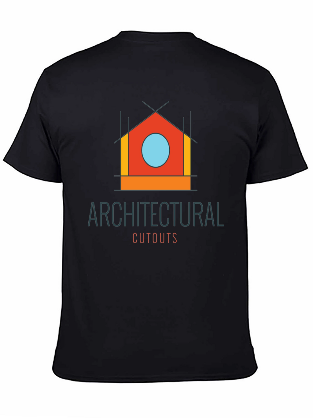 Architectural Cutouts Graphic T-Shirt