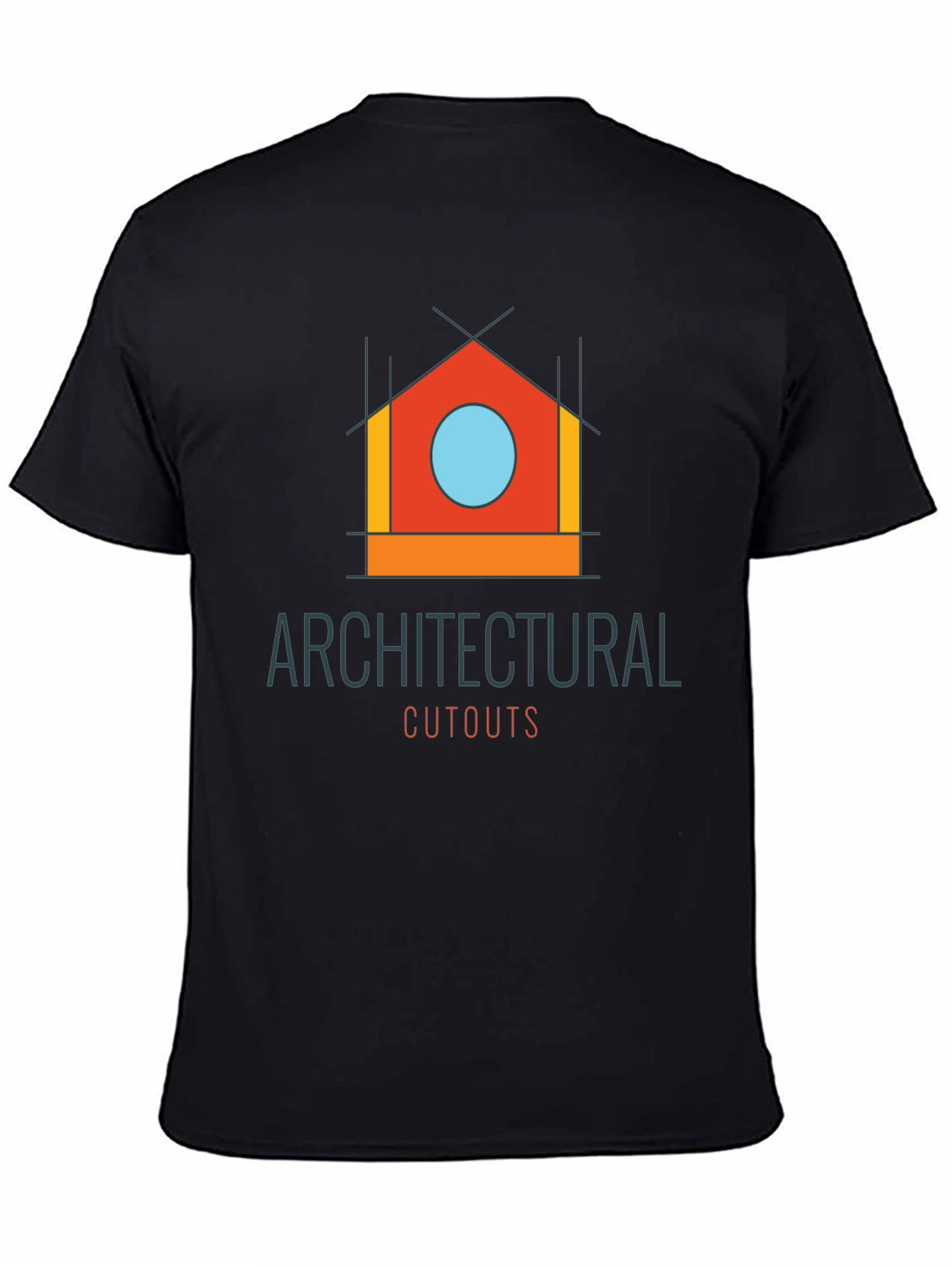 Architectural Cutouts Graphic T-Shirt