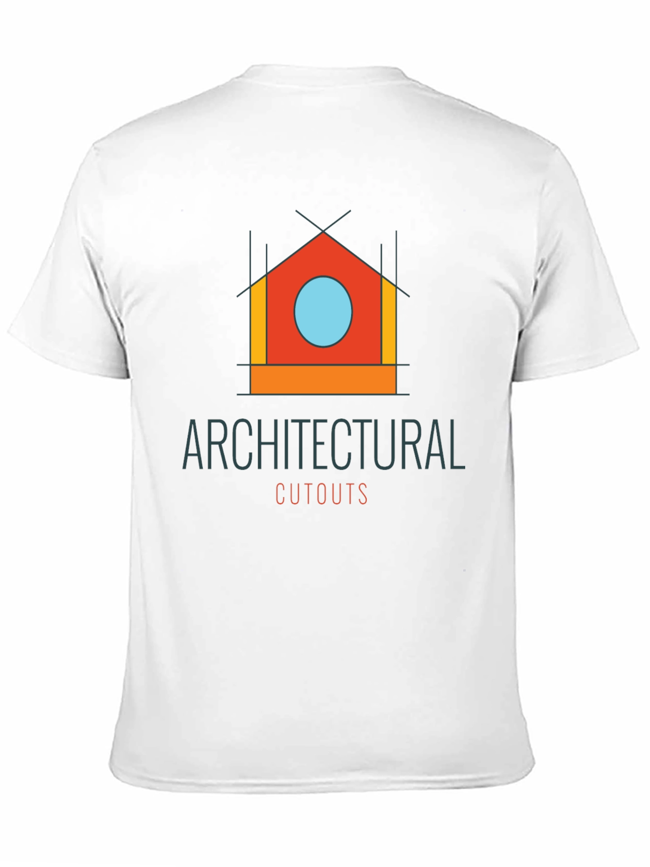 Architectural Cutouts Graphic T-Shirt