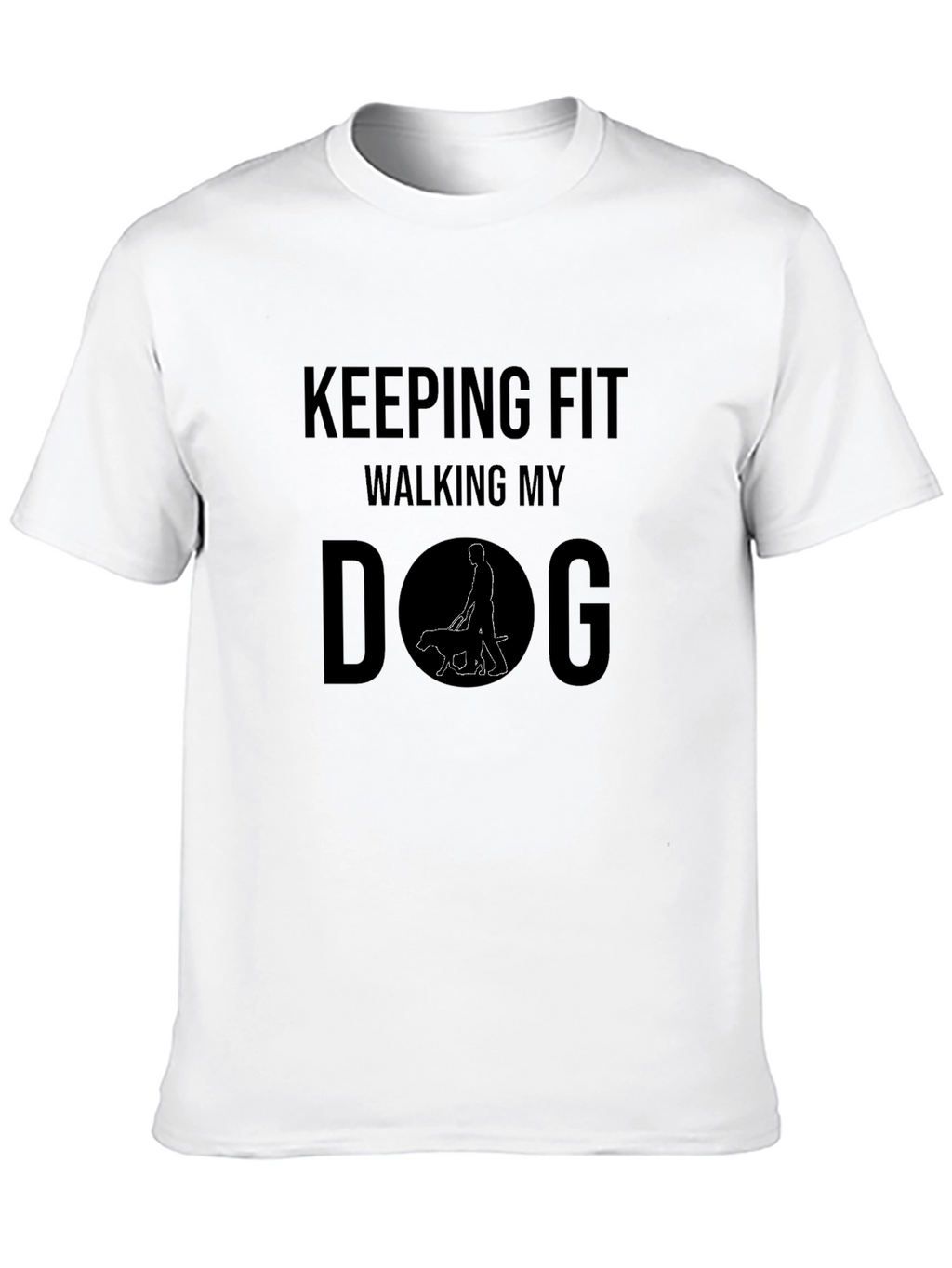 Keeping Fit Walking My Dog T-Shirt