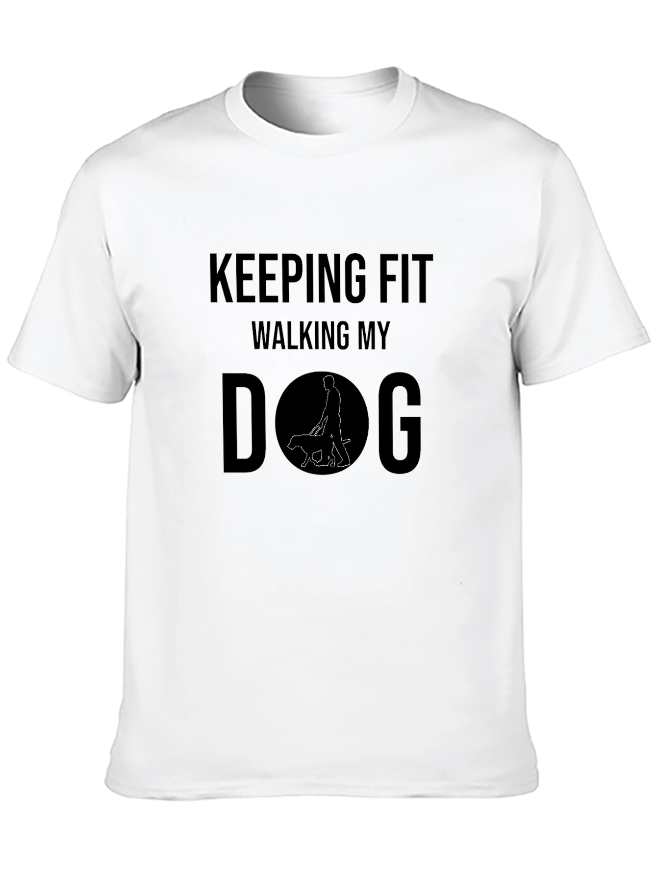 Keeping Fit Walking My Dog T-Shirt