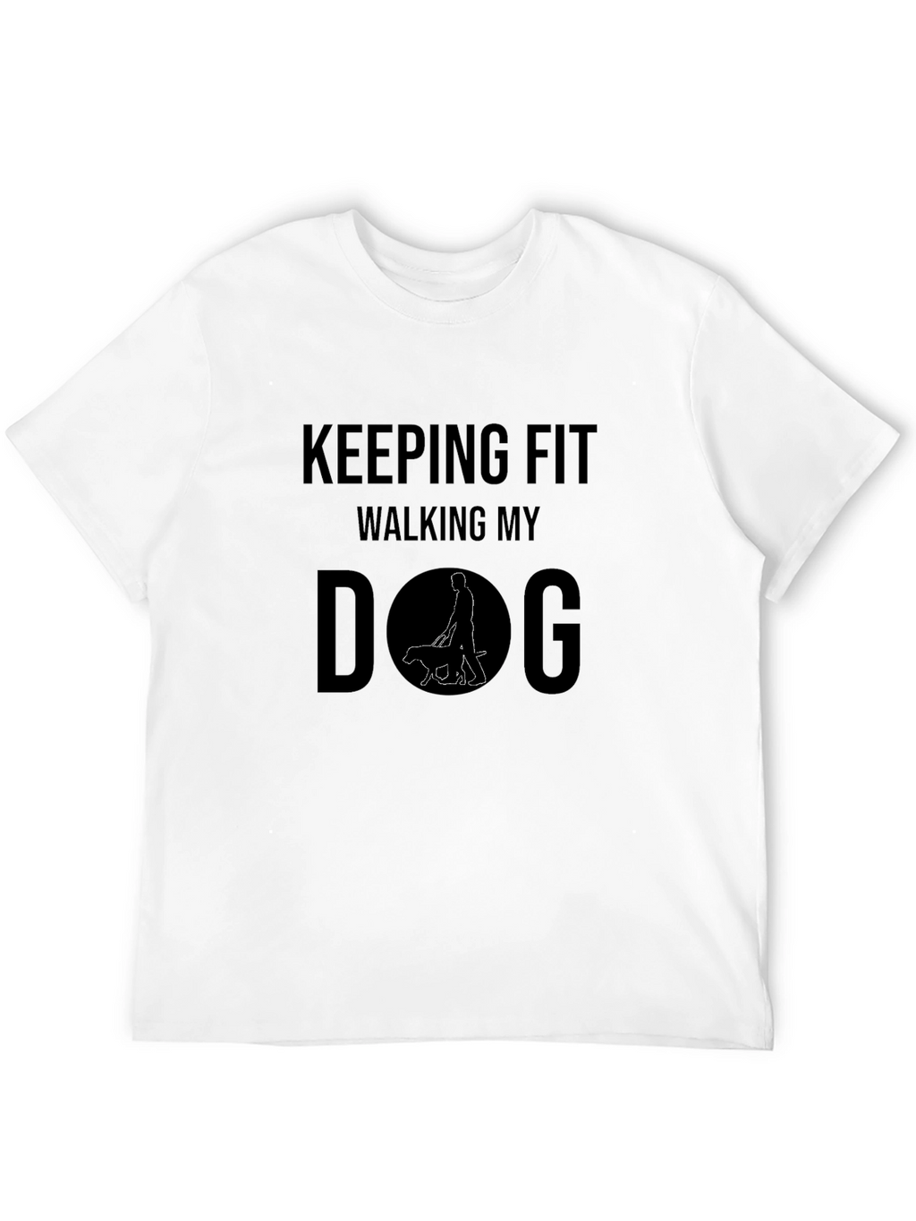 Keeping Fit Walking My Dog T-Shirt