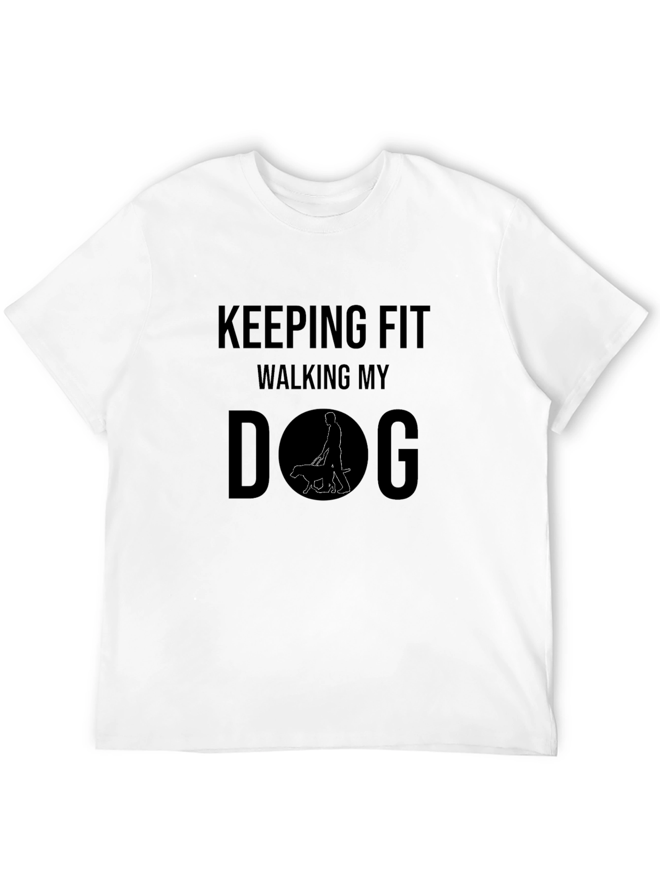 Keeping Fit Walking My Dog T-Shirt