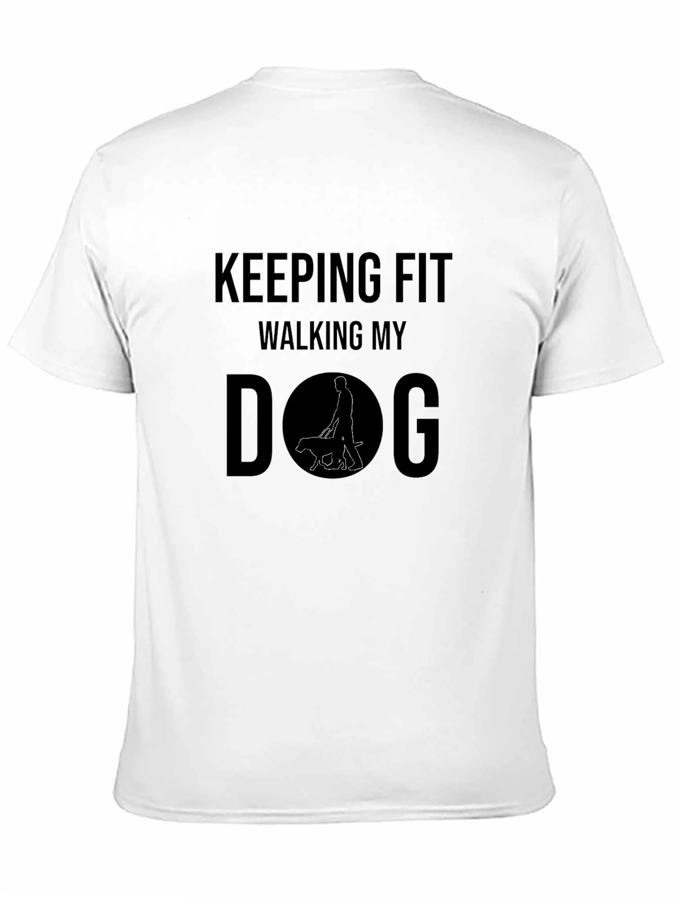 Keeping Fit Walking My Dog T-Shirt