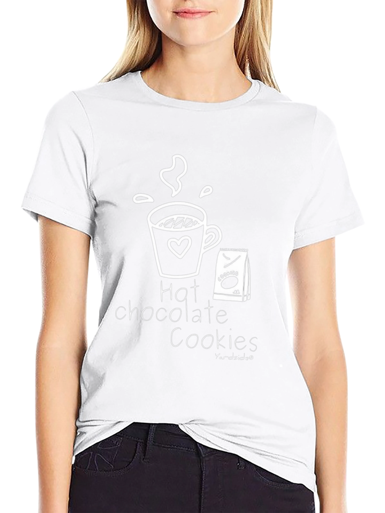 Hot Chocolate & Cookies T-Shirt - Cozy Comfort