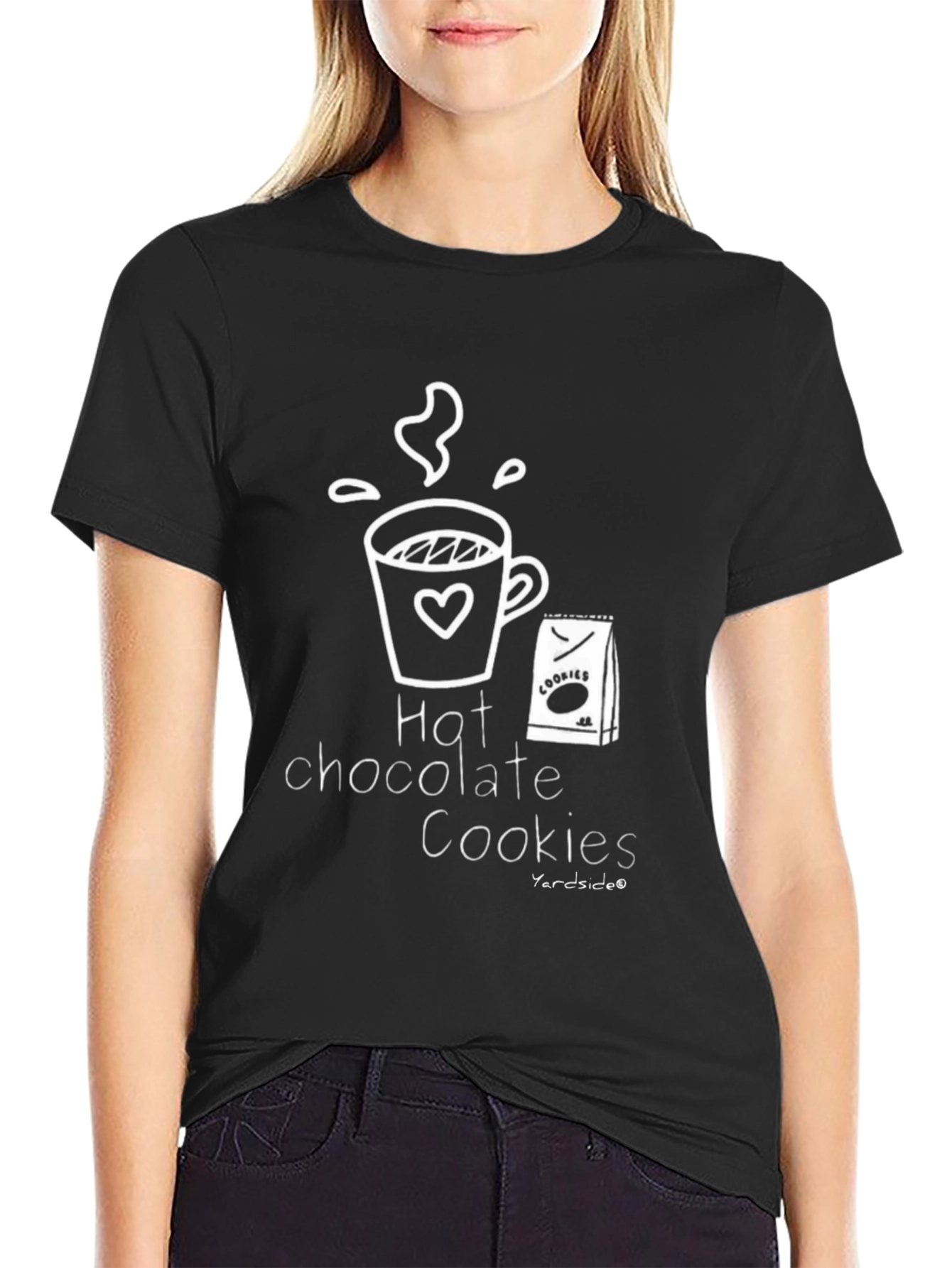 Hot Chocolate & Cookies T-Shirt - Cozy Comfort