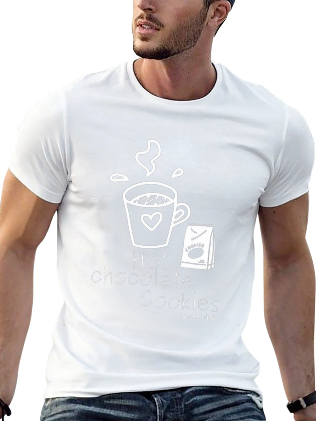 Hot Chocolate & Cookies T-Shirt - Cozy Comfort
