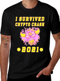 I Survived Crypto Crash 2021 Graphic Tee