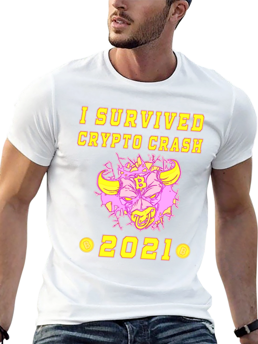 I Survived Crypto Crash 2021 Graphic Tee