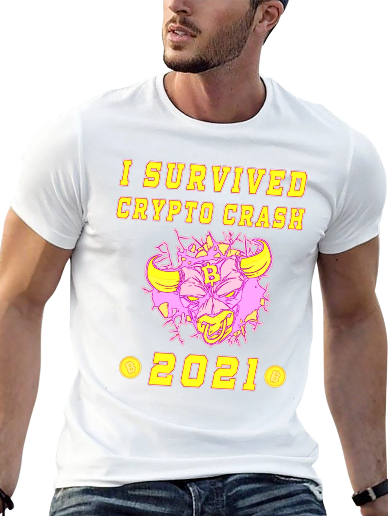 I Survived Crypto Crash 2021 Graphic Tee