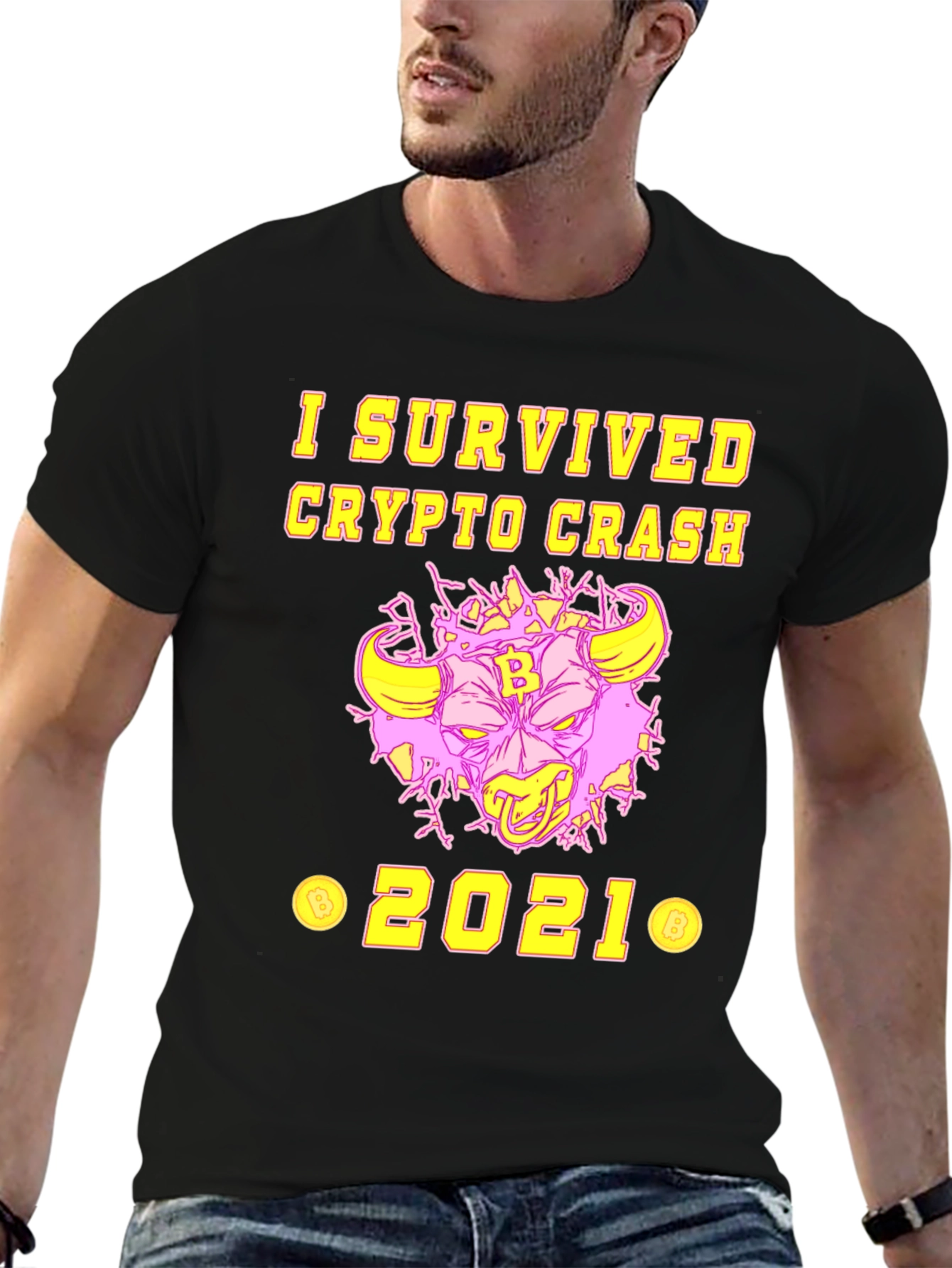 I Survived Crypto Crash 2021 Graphic Tee