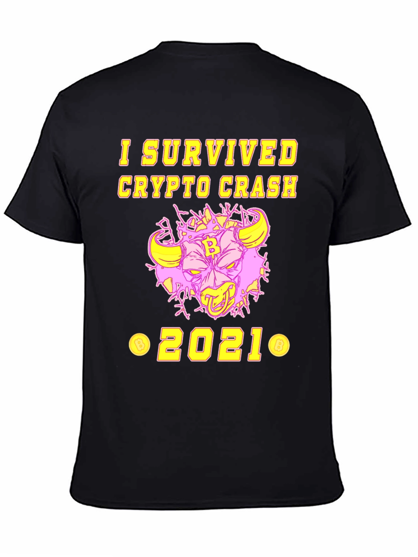 I Survived Crypto Crash 2021 Graphic Tee