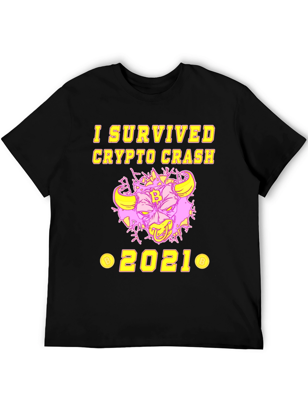I Survived Crypto Crash 2021 Graphic Tee