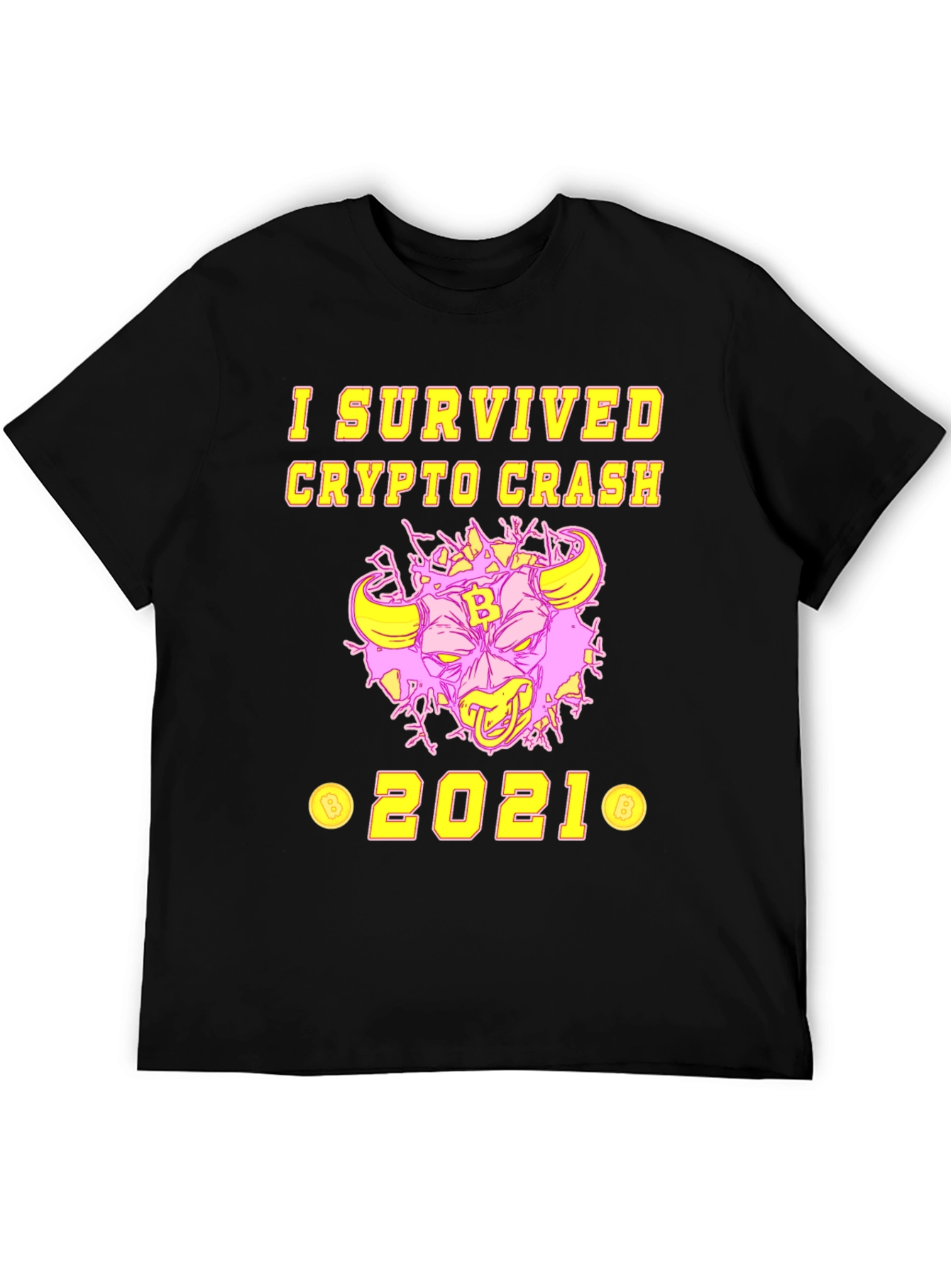 I Survived Crypto Crash 2021 Graphic Tee