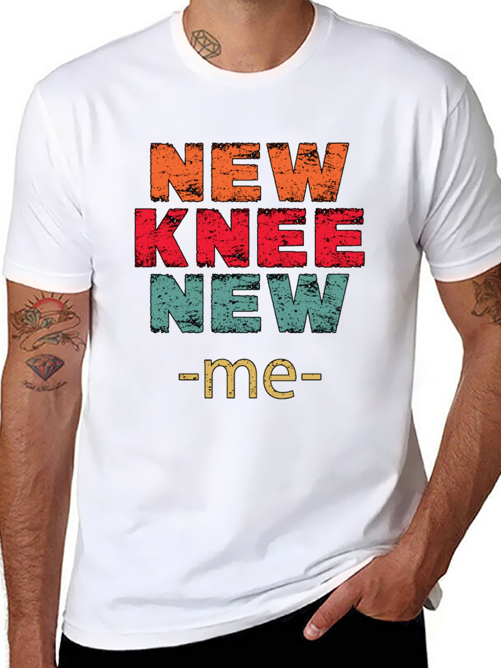 New Knee New Me T-Shirt Graphic Tee