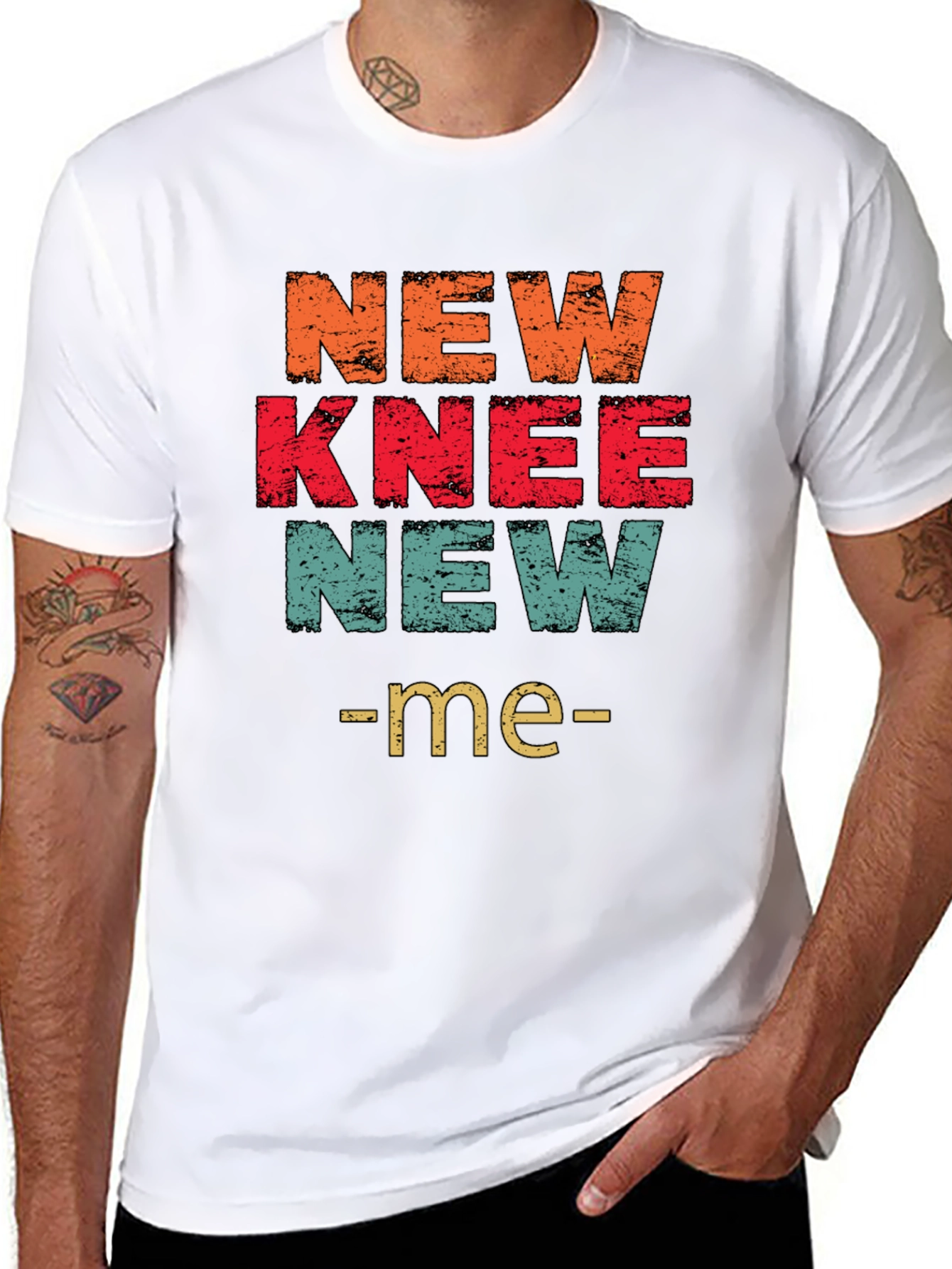 New Knee New Me T-Shirt Graphic Tee