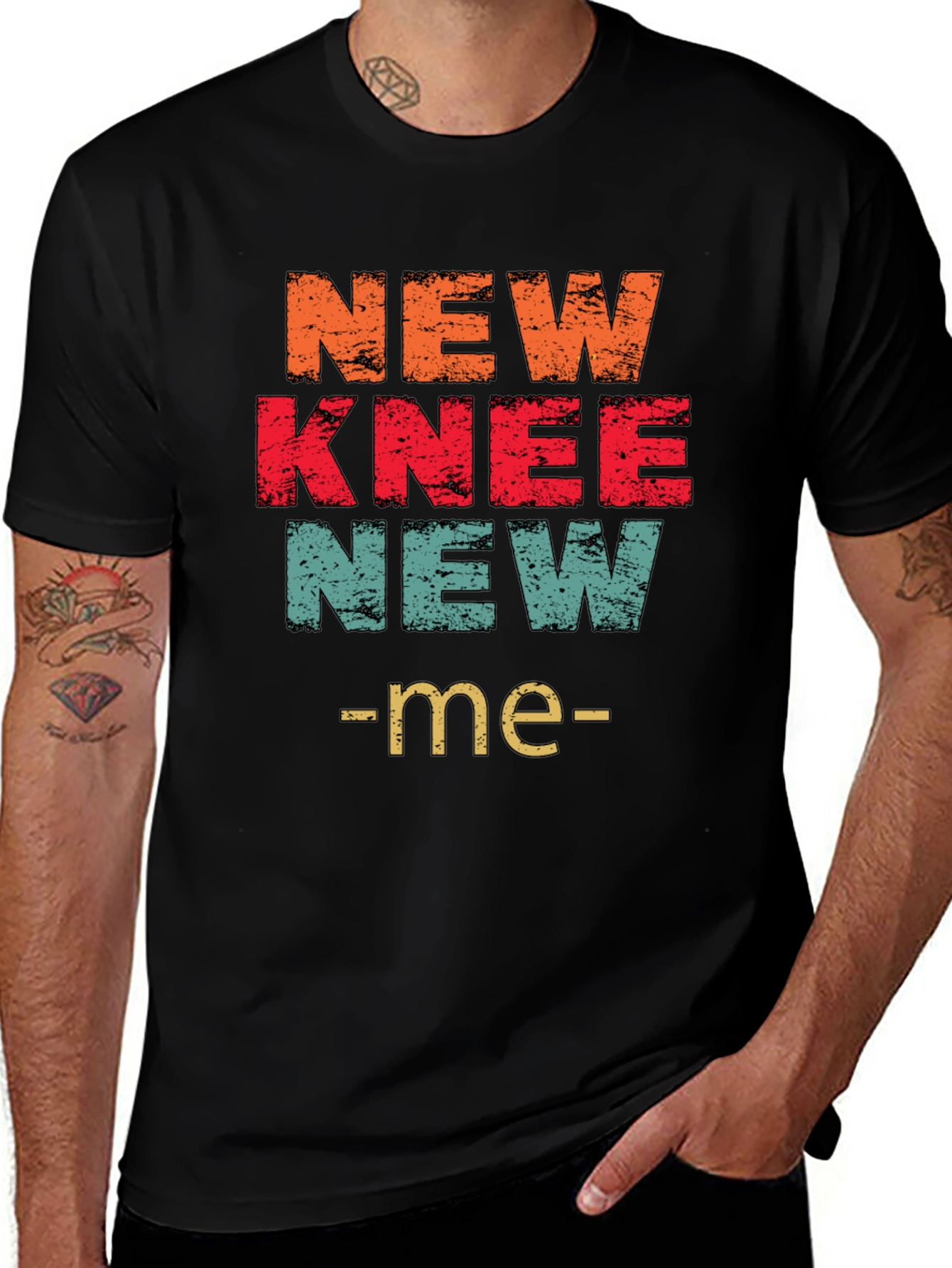 New Knee New Me T-Shirt Graphic Tee