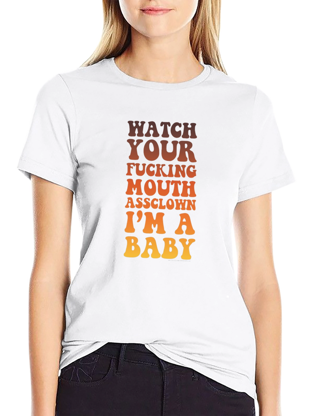 Funny Sarcastic Graphic T-Shirt - Watch Your Mouth