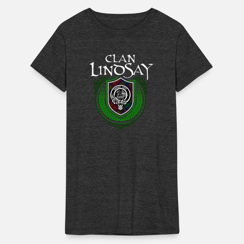 Clan Lindsay Scottish Crest Badge and Tartan