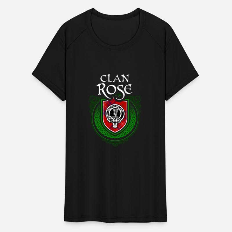 Clan Rose Scottish Crest Badge and Tartan