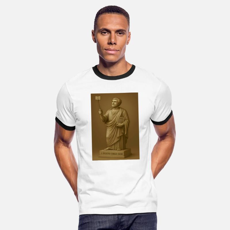 Classical Philosopher Selfie Statue