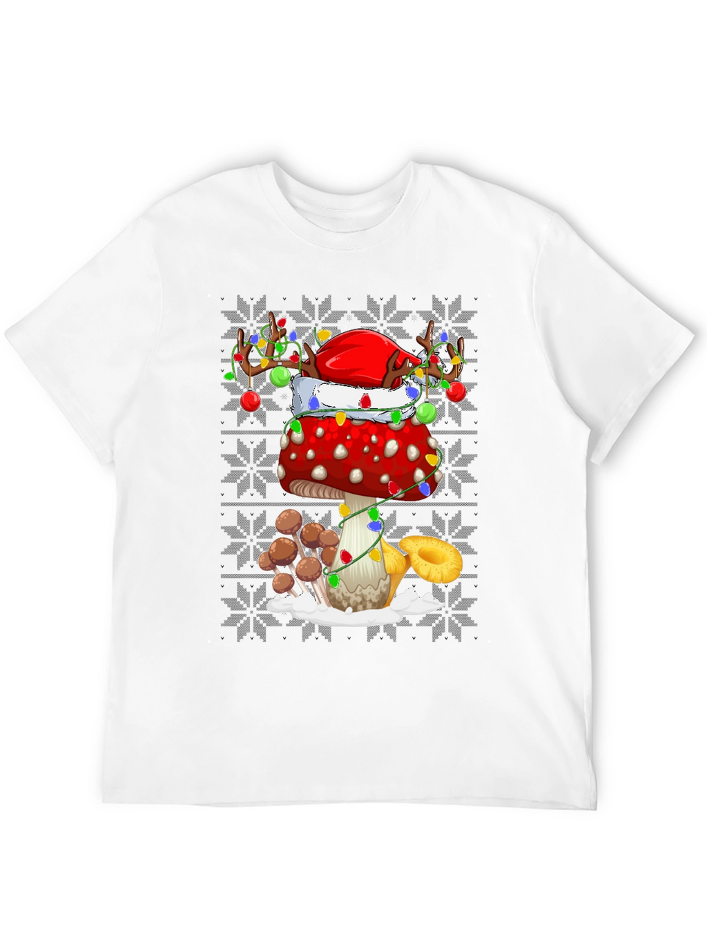 Festive Mushroom Graphic Tee