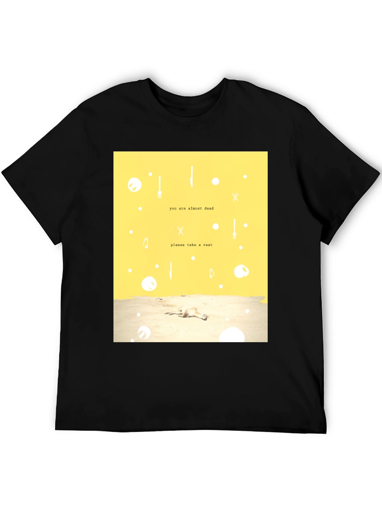 Almost Dead Rest Graphic Tee - Relaxed Fit
