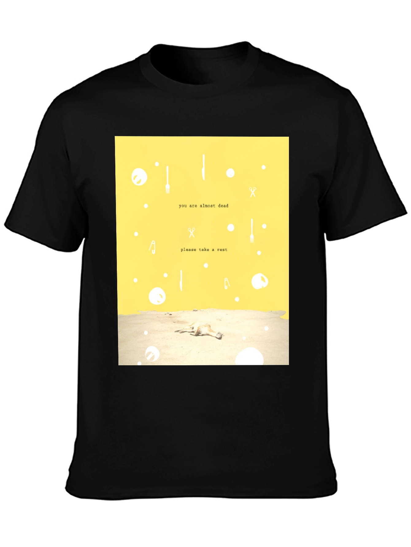 Almost Dead Rest Graphic Tee - Relaxed Fit