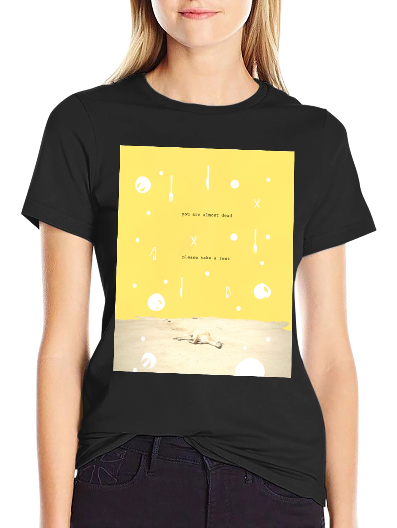 Almost Dead Rest Graphic Tee - Relaxed Fit