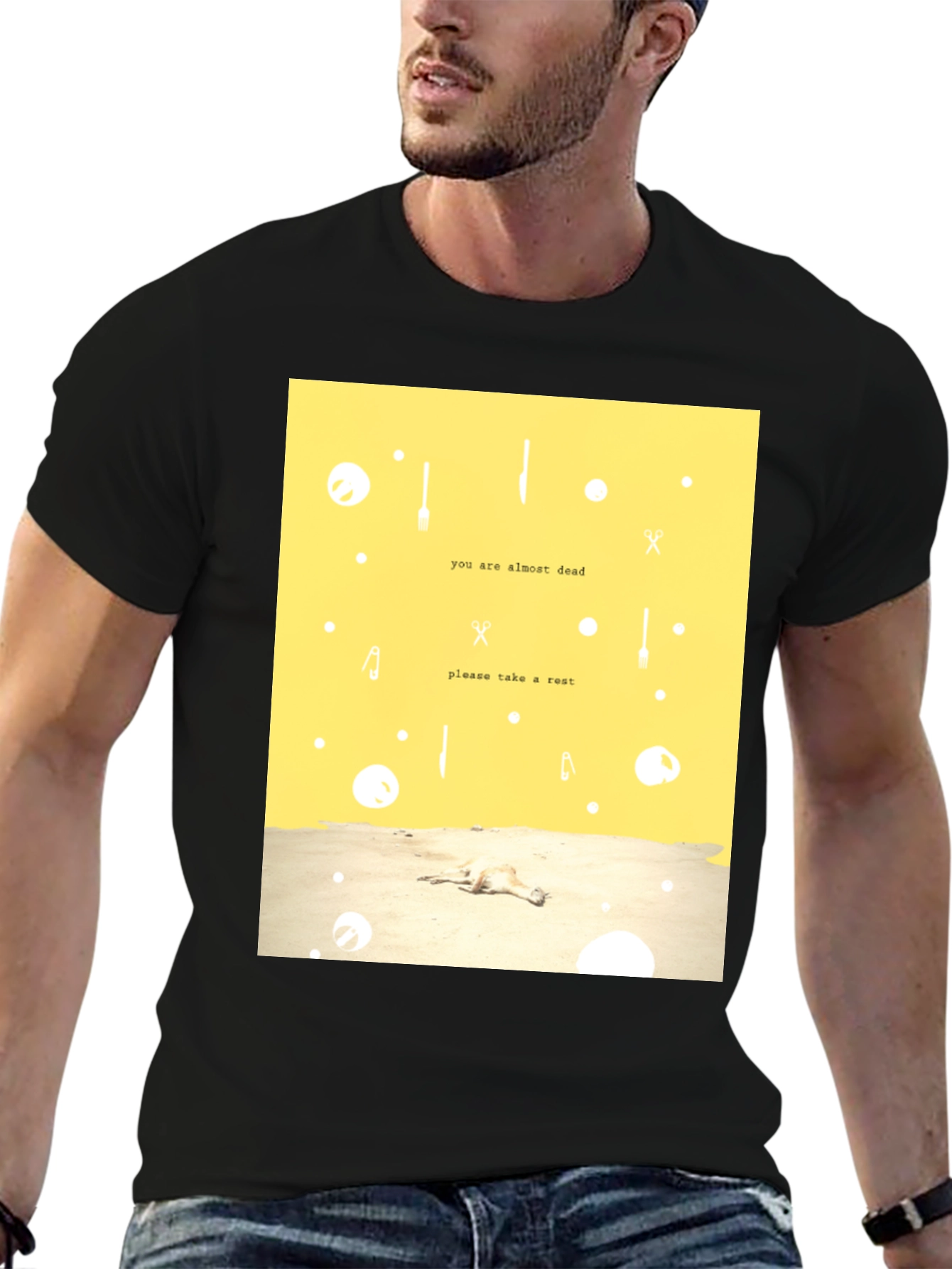 Almost Dead Rest Graphic Tee - Relaxed Fit
